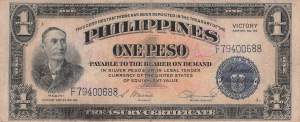 Philippinen 1 Peso 1949 p117c